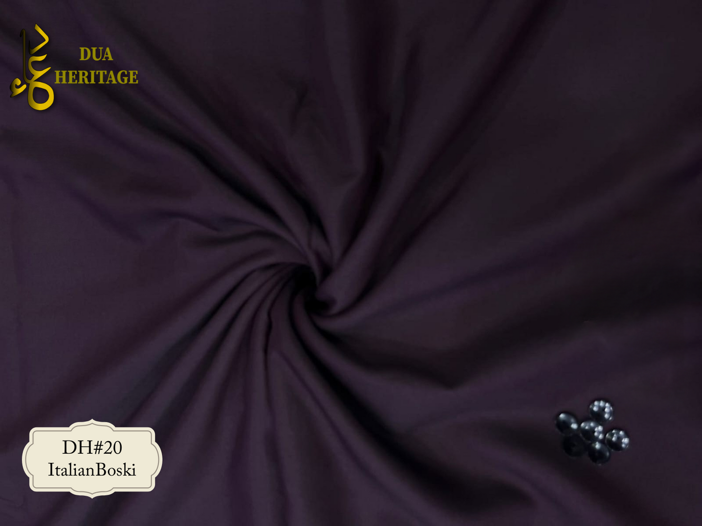 Premium Boski Unstitched Fabric for Men(Gehra Jamuni) DH#20– Dua Heritage Exclusive