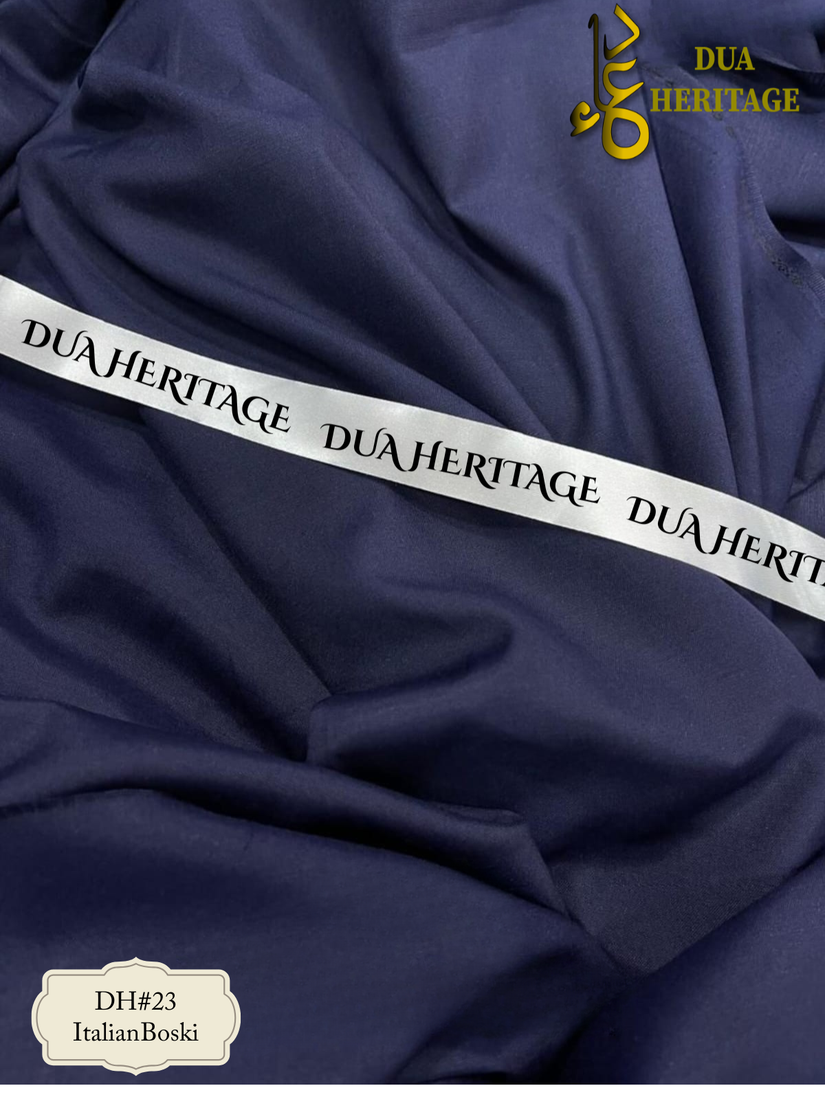 Premium Boski Unstitched Fabric for Men(Royal Blue) DH#23– Dua Heritage Exclusive
