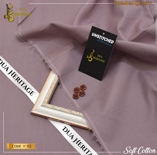 Dua Heritage fabric with a tag and decorative elements on a matching fabric background